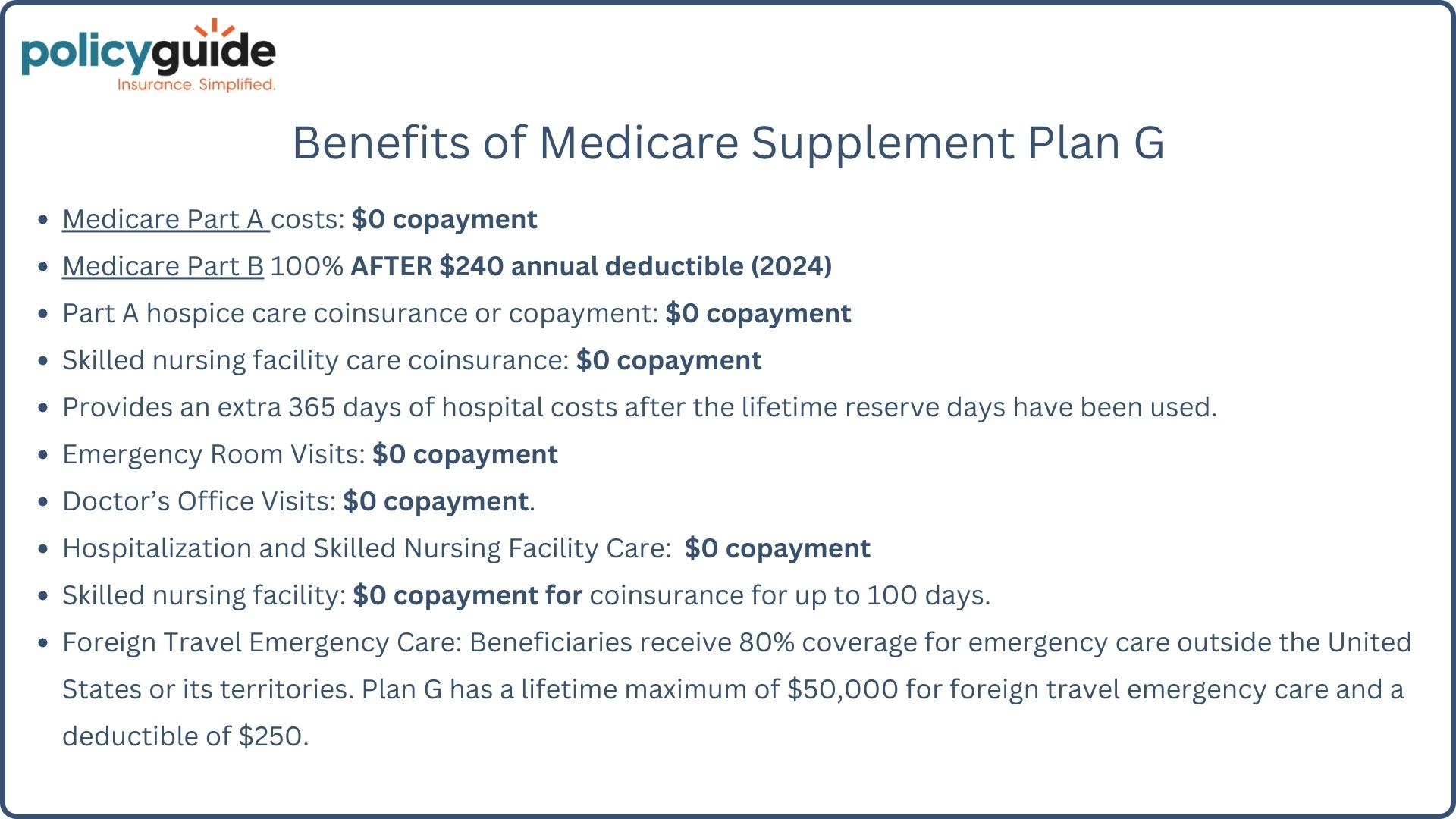 Medicare Supplement Plan G: Benefits - Cost Overview - How Much Does Plan G Cost A Month
