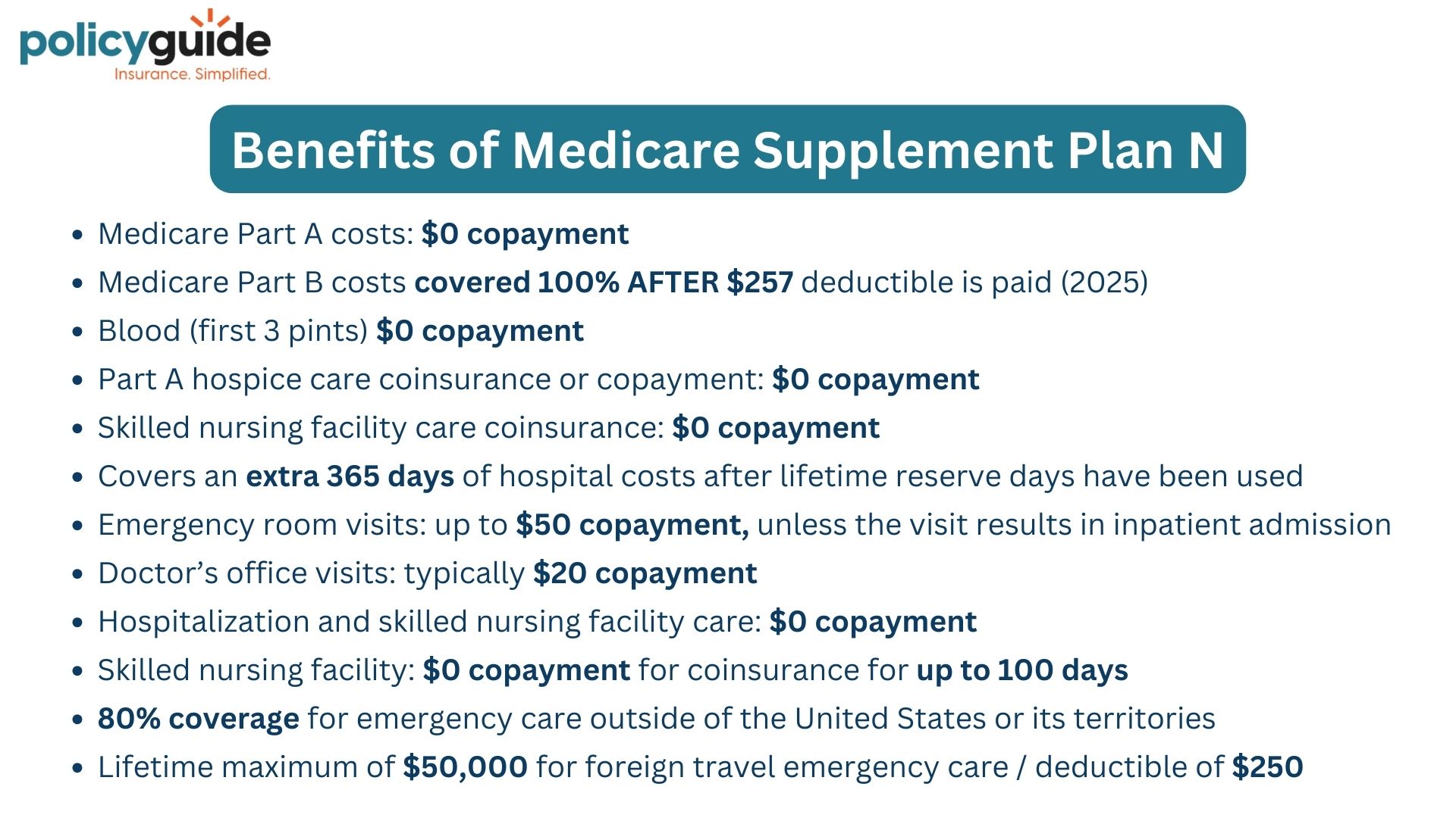 Benefits of Medicare Supplement Plan N