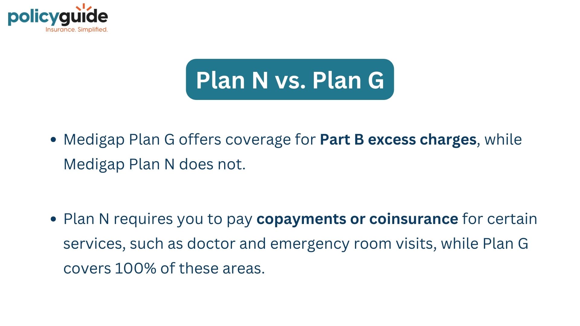 Plan N. Vs Plan G 