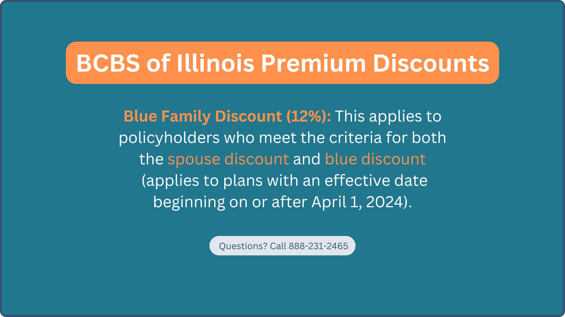 blue cross blue shield of Illinois medigap blue family discount