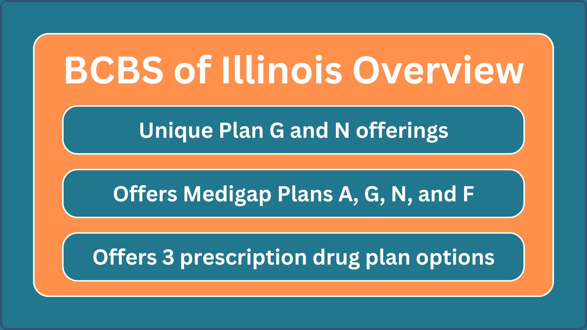 blue cross blue shield of Illinois medicare plan overview